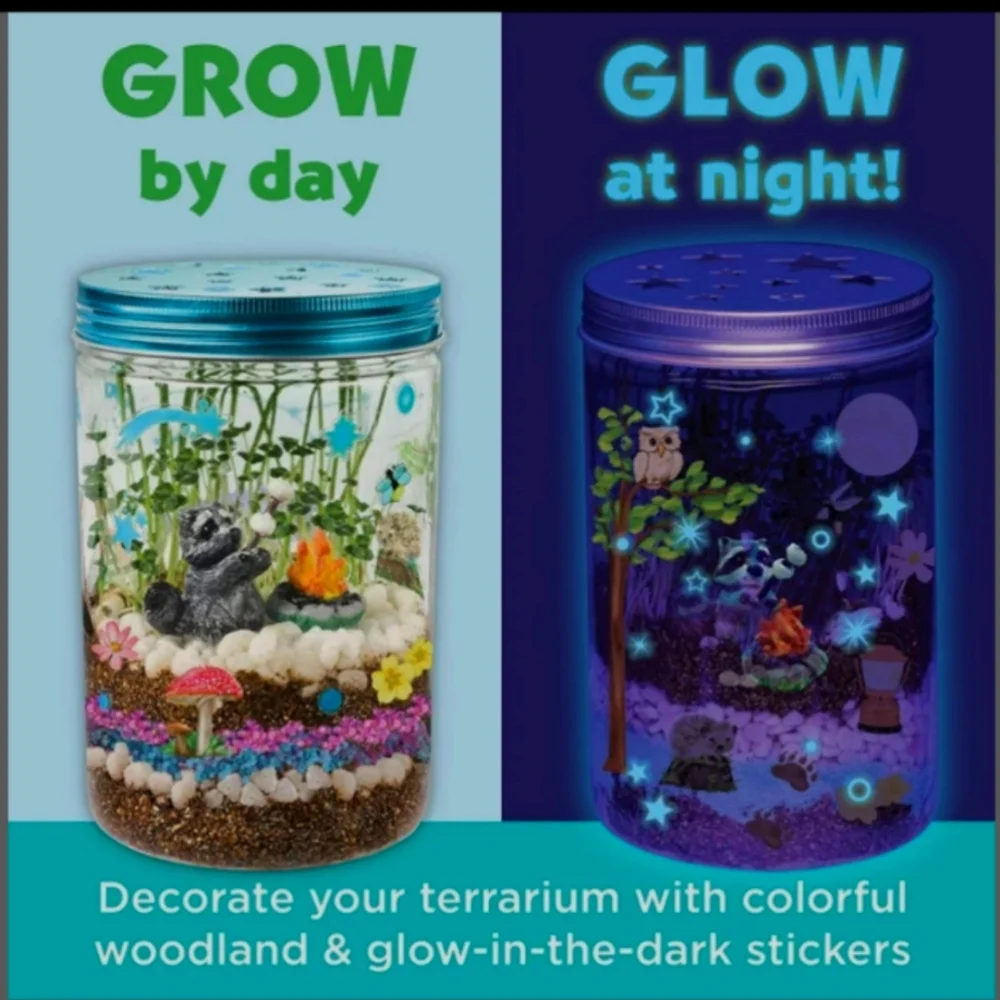 Grow 'N Glow Terrarium Kit NEW - Picture 3 of 8